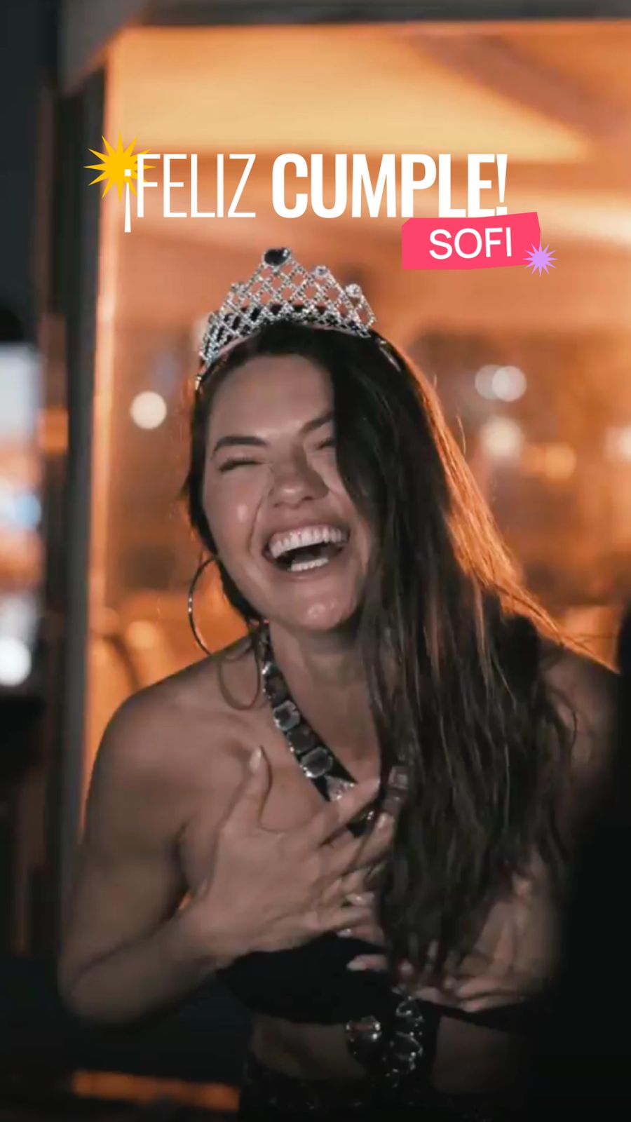 Feliz cumple Sofi: Sofía Jujuy Jiménez en su cumpleaños